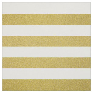 Gouden strepen, witte strepen, gestreept patroon stof