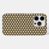 Gouden Stud Sequins Geometrie Case-Mate iPhone Case (Achterkant (horizontaal))