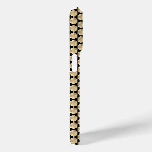 Gouden Stud Sequins Geometrie Case-Mate iPhone Case (Achterkant / Rechts)