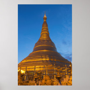 Gouden Stupa Pagoga Poster