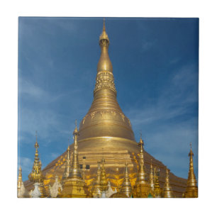 Gouden Stupa-tempel Tegeltje