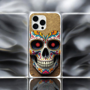 gouden Suiker Schedel iPhone 16 Pro Max Hoesje