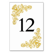  gouden tabel 12 kaart (Achterkant)