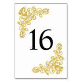  gouden tabel 16 kaart (Achterkant)