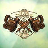 gouden Tattoos winkelen aanpassen Raamsticker (Vel 3)