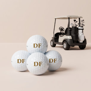 Gouden Taylor Made Golfballen met Monogram
