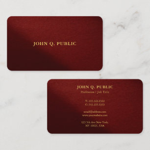 Gouden Tekst Elegante Sjabloon Luxe Premium Zijde Visitekaartje