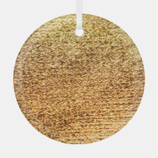 Gouden textiel: glamoureuze macro achtergrond. glas ornament