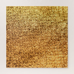 Gouden textiel: glamoureuze macro achtergrond. legpuzzel