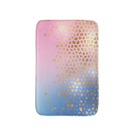 Gouden textuur: gradiënt abstracte achtergrond badmat (Voorkant Verticaal)