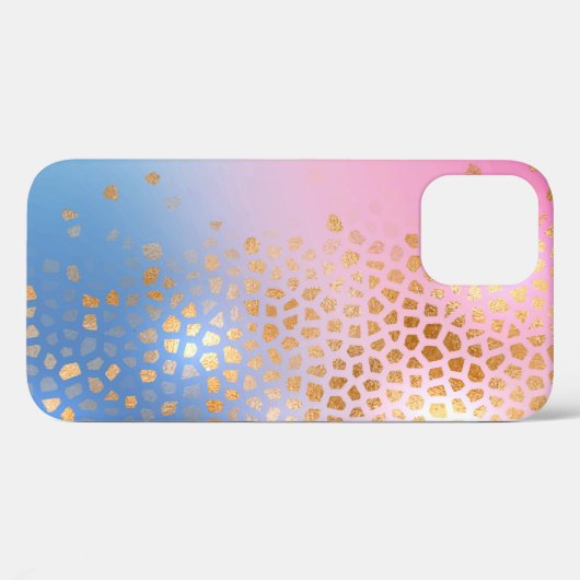 Gouden textuur: gradiënt abstracte achtergrond Case-Mate iPhone case (Achterkant (horizontaal))