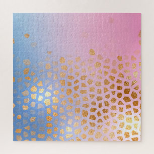 Gouden textuur: gradiënt abstracte achtergrond legpuzzel