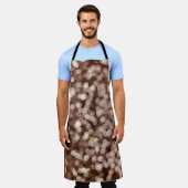 gouden textuurachtergrond. Selectieve focus.S Schort (Gedragen)