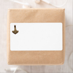 Gouden Thor's Hamer verzendlabels Etiket