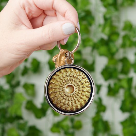 Gouden Thracische schijf Sleutelhanger (Hand)