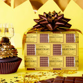 Gouden Ticket Chocolade Cadeaupapier