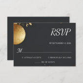 Gouden Ticket Paspoort Boarding Pass Bruiloft RSVP Kaartje (Voorkant / Achterkant)