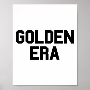 Gouden Tijdperk Retro Stijl Oude School Bodybuildi Poster