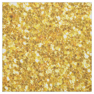 Gouden tinten Glitter Patroon Stof