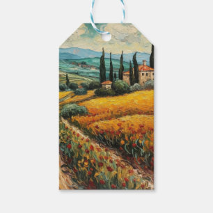 Gouden Toscane Dromen Cadeaulabel