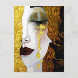 Gouden tranen, Gustav Klimt Briefkaart