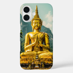 Gouden Tranquiliteit iPhone 16 Hoesje