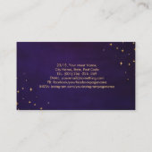 Gouden Triskele - Drievoudige Maan Visitekaartje (Achterkant)