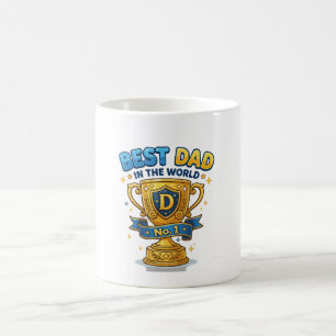Gouden Trofee Werelds Beste Papa Koffiemok
