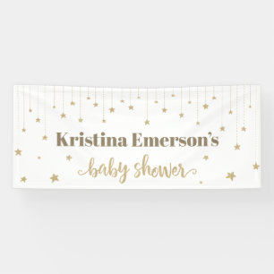 Gouden Twinkle Twinkle Little Star Baby Shower Spandoek