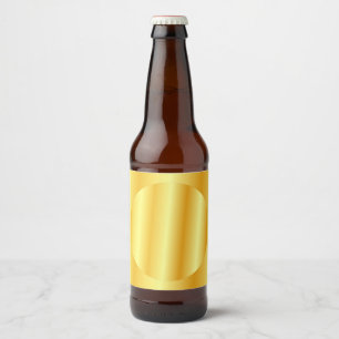 Gouden Uiterlijk Blank Sjabloon Glamour Aangepast Bier Etiket
