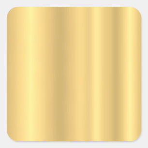 Gouden Uitzicht Moderne Voeg Uw Tekst Toe Elegante Vierkante Sticker