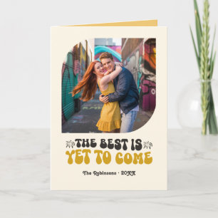 Gouden Uur Gloed Champagne Retro Nieuw Jaar Foto Feestdagen Kaart