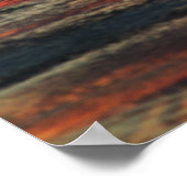 Gouden Uur op de Oceaan Poster (Hoek)