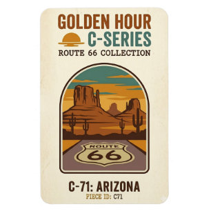 Gouden Uur Route 66 C-Series Arizona Magneet