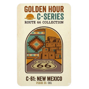 Gouden Uur Route 66 C-Series New Mexico Magneet