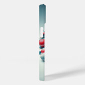 Gouden Uur Stadsgezicht Hoesje - Isometrisch 3D  (Achterkant / Rechts)