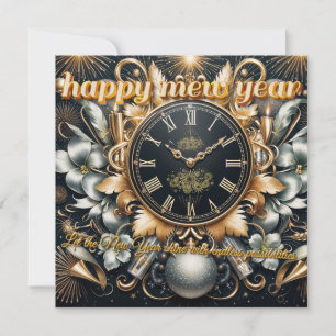 Gouden Uur van Nieuwe Beginnen Feestdagenkaart