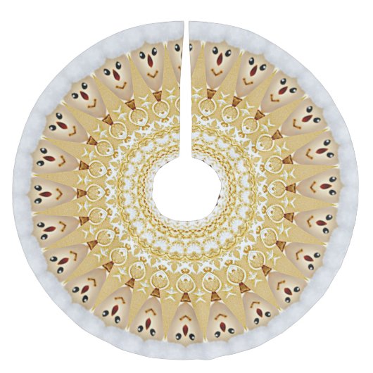 Gouden Vakantie Kerstboom Rok (Voorkant)