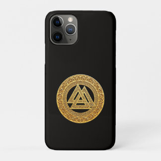 Gouden Valknut Mysticus iPhone 11 Pro Hoesje
