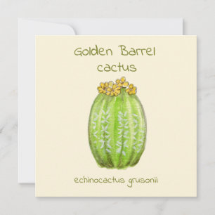 Gouden Vat Cactus wenskaart Kaart