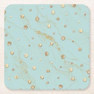 Gouden vierkant Onderzetter