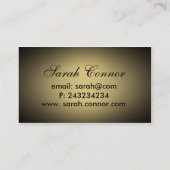 gouden vignet visitekaartje (Achterkant)