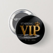 Gouden Vintage Letter - VIP met Kroon 8