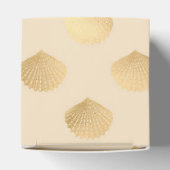 Gouden Vintage Nautical Schelpen Bedankdoosjes (Bovenkant)