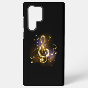 Gouden Vioolsleutel Muziek Samsung Galaxy Hoesje