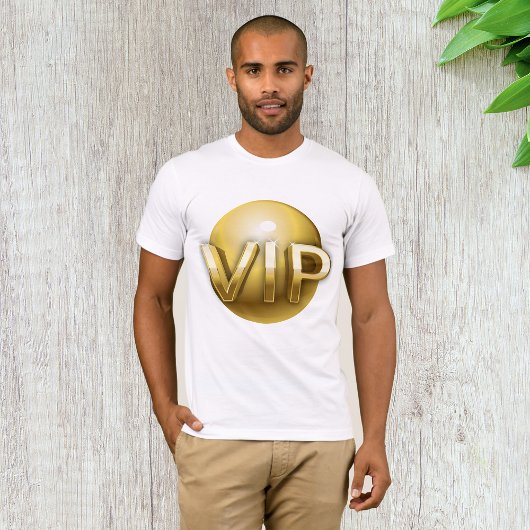 Gouden VIP Mannen T-shirt