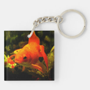 Gouden vis sleutelhanger