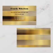 gouden visitekaartje (Voorkant / Achterkant)