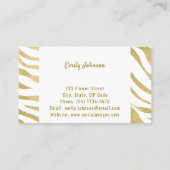 Gouden Visitekaartje voor geavanceerde stijloploss (Achterkant)