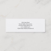 Gouden Vlekjes Mini Visitekaartje (Achterkant)